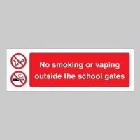No Smoking or Vaping Outside the School Gates - TESTTTTT!!!!! No Smoking or Vaping Outside the School Gates - TESTTTTT!!!!!