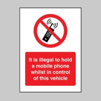 It is Illegal to hold a Mobile Phone Whilst in Control of this Vehicle - TESTTTTT!!!!! 
