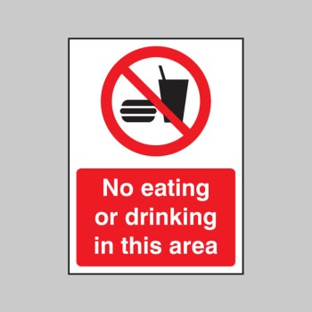 No Eating Or Drinking in this Area - TESTTTTT!!!!! 