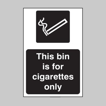This Bin Is for Cigarettes Only - TESTTTTT!!!!! 