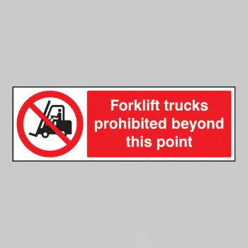 Forklift Trucks Prohibited Beyond this Point - TESTTTTT!!!!! 