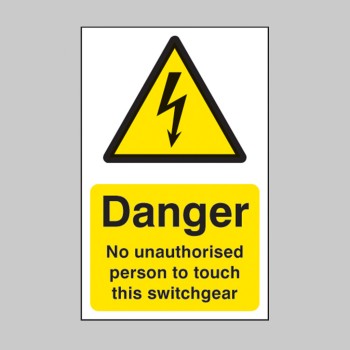 No Unauthorised Person to Touch this Switchgear - TESTTTTT!!!!! 