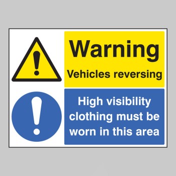 Warning - Vehicles Reversing - High Vis Clothing Must be Worn - TESTTTTT!!!!! Warning - Vehicles Reversing - High Vis Clothing Must be Worn - TESTTTTT!!!!!