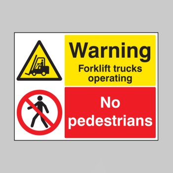 Warning - Forklift Trucks Operating - No Pedestrians - TESTTTTT!!!!! Warning - Forklift Trucks Operating - No Pedestrians - TESTTTTT!!!!!