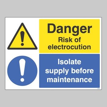 Danger - Electrocution Risk - Isolate Supply - TESTTTTT!!!!! Danger - Electrocution Risk - Isolate Supply - TESTTTTT!!!!!