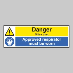 Danger - Silica Dust - Approved Respirator Must be Worn - TESTTTTT!!!!! Danger - Silica Dust - Approved Respirator Must be Worn - TESTTTTT!!!!!