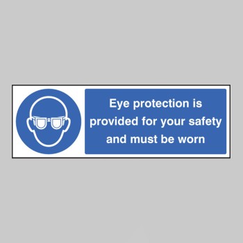 Eye Protection Provided for Your Safety and Must be Worn - TESTTTTT!!!!! 