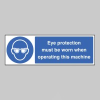 Eye Protection Must be Worn When Operating Machine - TESTTTTT!!!!! 