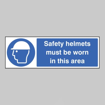 Safety Helmets Must be Worn in this Area - TESTTTTT!!!!! 