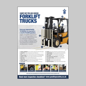 Forklift Inspection Checklist - Poster (A2) - TESTTTTT!!!!! Forklift Inspection Checklist - Poster (A2) - TESTTTTT!!!!!