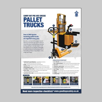 Pallet Truck Inspection Checklist - Poster (A2) - TESTTTTT!!!!! 
