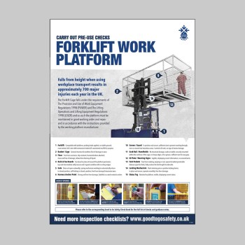 Forklift Work Platform Inspection - Poster - TESTTTTT!!!!! Forklift Work Platform Inspection - Poster - TESTTTTT!!!!!
