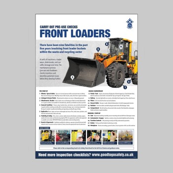 Front Loader Inspection Checklist - Poster (A2) - TESTTTTT!!!!! Front Loader Inspection Checklist - Poster (A2) - TESTTTTT!!!!!