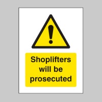 Shoplifters Will be Prosecuted - Window Sticker - TESTTTTT!!!!! Shoplifters Will be Prosecuted - Window Sticker - TESTTTTT!!!!!