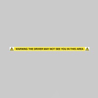 Warning - Driver May Not See You In This Area - TESTTTTT!!!!! Warning - Driver May Not See You In This Area - TESTTTTT!!!!!