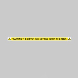 Warning - Driver May Not See You In This Area - TESTTTTT!!!!! Warning - Driver May Not See You In This Area - TESTTTTT!!!!!