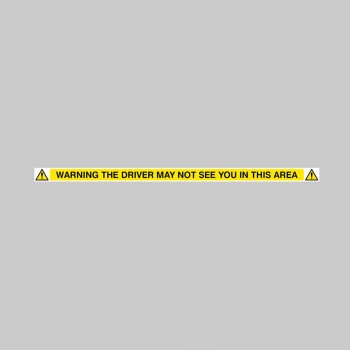 Warning - Driver May Not See You In This Area  - TESTTTTT!!!!! 
