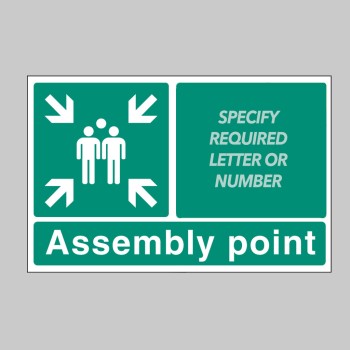 Assembly Point - Landscape - Select Number or Letter - TESTTTTT!!!!! Assembly Point - Landscape - Select Number or Letter - TESTTTTT!!!!!