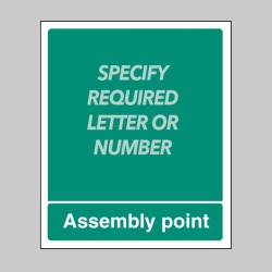 Assembly Point - Portrait - Select Number or Letter - TESTTTTT!!!!! Assembly Point - Portrait - Select Number or Letter - TESTTTTT!!!!!