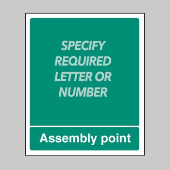 Assembly Point - Portrait - Select Number or Letter - TESTTTTT!!!!! Assembly Point - Portrait - Select Number or Letter - TESTTTTT!!!!!