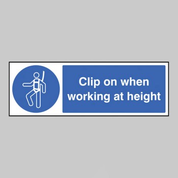 Clip On When Working At Height - TESTTTTT!!!!! Clip On When Working At Height - TESTTTTT!!!!!