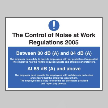 Noise At Work Regulations - TESTTTTT!!!!! 