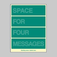Custom Floor Level ID Board (Space for four) - TESTTTTT!!!!! 
