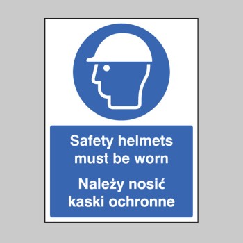Safety Helmets Must be Worn (English / Polish) - TESTTTTT!!!!! 