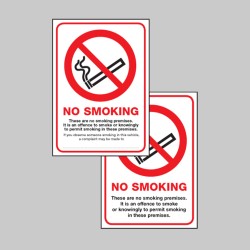 Double Sided No Smoking Premise - (Scotland) - TESTTTTT!!!!! 