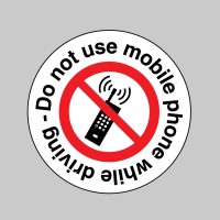 Do not use Mobile Phone while Driving Labels - TESTTTTT!!!!! 