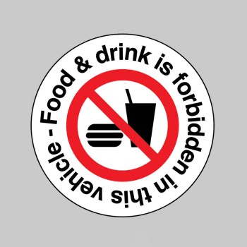 Food and Drink is forbidden in this Vehicle Labels - TESTTTTT!!!!! 
