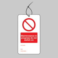 Maintenance in Progress - Double Sided Tags (Pack of 10) - TESTTTTT!!!!! Maintenance in Progress - Double Sided Tags (Pack of 10) - TESTTTTT!!!!!