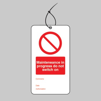 Maintenance in Progress - Double Sided Tags (Pack of 10) - TESTTTTT!!!!! Maintenance in Progress - Double Sided Tags (Pack of 10) - TESTTTTT!!!!!