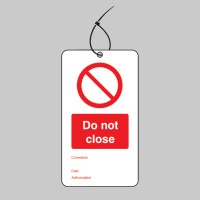 Do Not Close - Double Sided Tags (Pack of 10) - TESTTTTT!!!!! Do Not Close - Double Sided Tags (Pack of 10) - TESTTTTT!!!!!