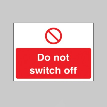 Do Not Switch Off Label 35 x 25mm - TESTTTTT!!!!! Do Not Switch Off Label 35 x 25mm - TESTTTTT!!!!!