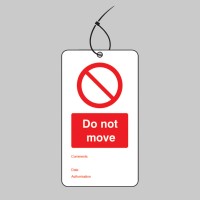 Do Not Move - Double Sided Tags (Pack of 10) - TESTTTTT!!!!! Do Not Move - Double Sided Tags (Pack of 10) - TESTTTTT!!!!!