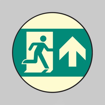 Emergency Exit - Straight On - Floor Marker - TESTTTTT!!!!! 
