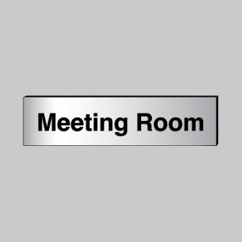 Meeting Room - Engraved - Aluminium / Brass Effect - TESTTTTT!!!!! 