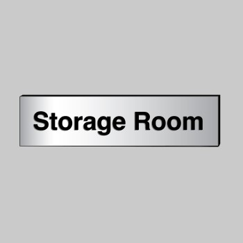 Storage Room - Engraved - Aluminium / Brass Effect - TESTTTTT!!!!! 