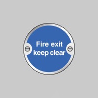 Fire Exit Keep Clear Disc - TESTTTTT!!!!! 