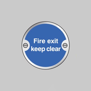Fire Exit Keep Clear Disc - TESTTTTT!!!!! Fire Exit Keep Clear Disc - TESTTTTT!!!!!