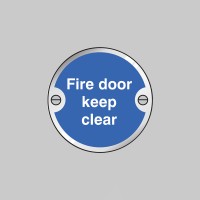 Fire Door Keep Clear Disc - TESTTTTT!!!!! 
