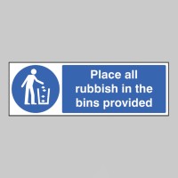 Place All Rubbish in Bins Provided - TESTTTTT!!!!! Place All Rubbish in Bins Provided - TESTTTTT!!!!!