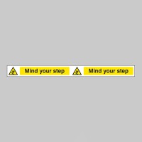 Mind Your Step - Self Adhesive Vinyl - 400 x 35mm - TESTTTTT!!!!! Mind Your Step - Self Adhesive Vinyl - 400 x 35mm - TESTTTTT!!!!!