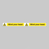 Mind Your Head - Self Adhesive Vinyl - 400 x 35mm - TESTTTTT!!!!! Mind Your Head - Self Adhesive Vinyl - 400 x 35mm - TESTTTTT!!!!!