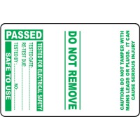 Passed - PAT Test Cable Wrap Labels (Roll of 100) - TESTTTTT!!!!! 