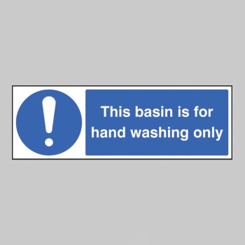This Basin Is for Hand Washing Only - TESTTTTT!!!!! 