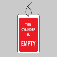 This Cylinder Is Empty - Safety Tag (Pack of 10) - TESTTTTT!!!!! This Cylinder Is Empty - Safety Tag (Pack of 10) - TESTTTTT!!!!!
