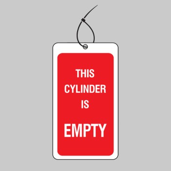 This Cylinder Is Empty - Safety Tag (Pack of 10) - TESTTTTT!!!!! 