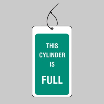 This Cylinder Is Full - Safety Tag (Pack of 10) - TESTTTTT!!!!! This Cylinder Is Full - Safety Tag (Pack of 10) - TESTTTTT!!!!!